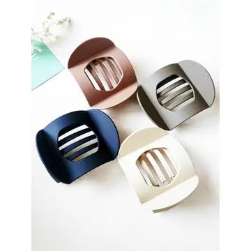 Matte Neutral Flat Hair Claw Clip