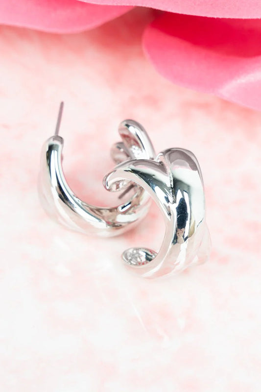 Meet Me Here Hoop Earrings