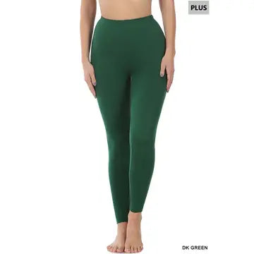 Microfiber Full Length Leggings - Curvy