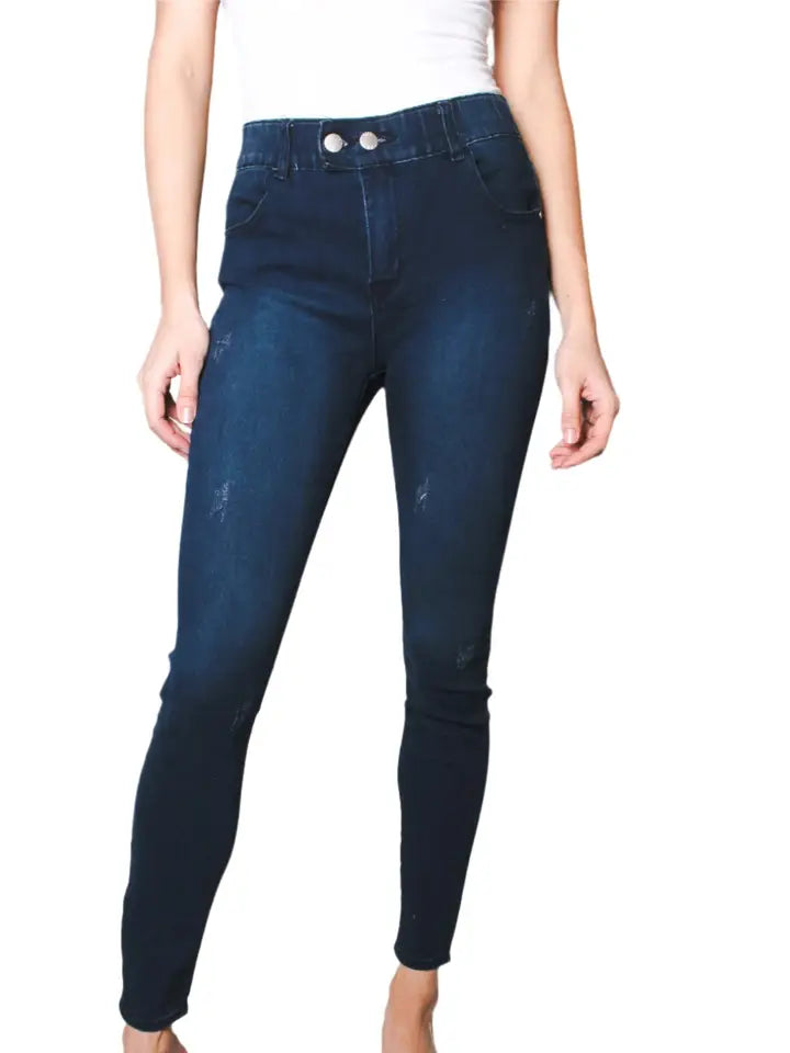 Mid Rise Stretch Waist Jeggings