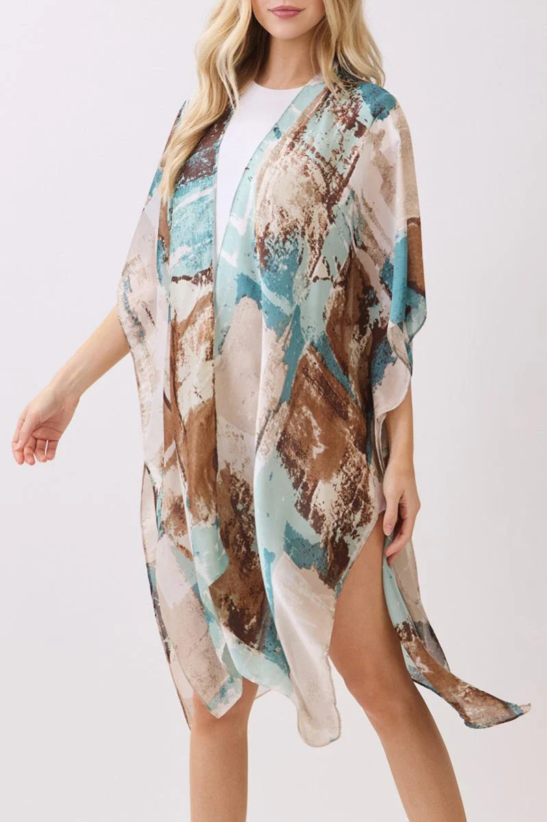 Midtown Flow Silky Kimono