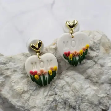 E - Mom Heart Tulip