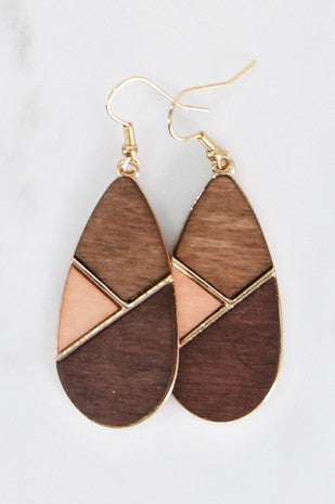Multicolor Boho Teardrop Earrings