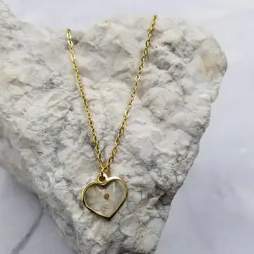 N - Mustard Seed Heart Pendant