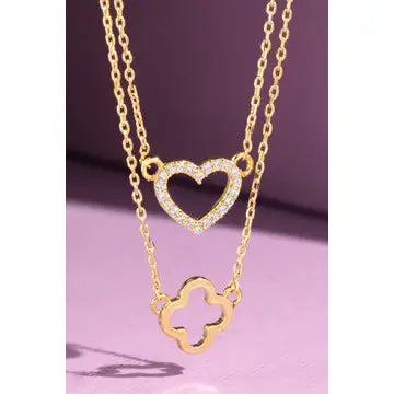 N -  Brass Heart & Clover