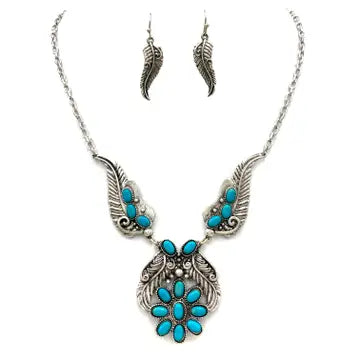 N - Willow Leaf Cabochon Stone Set