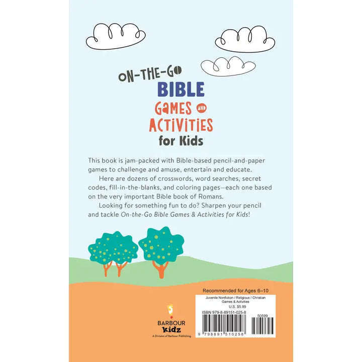 On The Go Bible Games & Activities For Kids