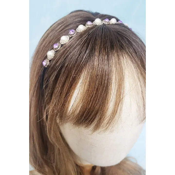 Pearl & Glass Headband