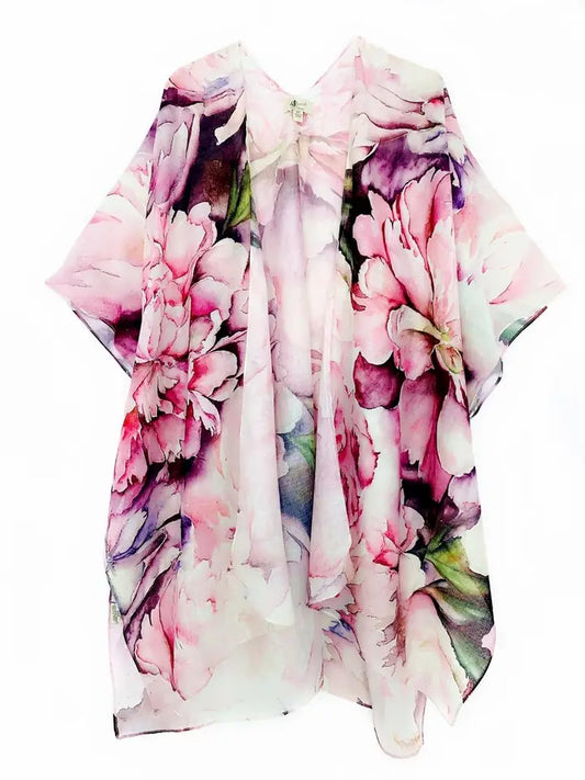 Peony Blossom Kimono