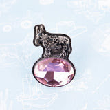 Pink Floral Donkey Ring