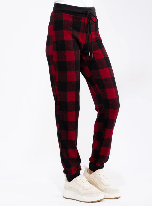 Plaid Jogger Pants