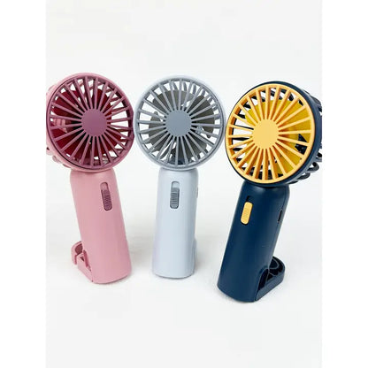 Portable Hand Fan W/ Pullout Stand