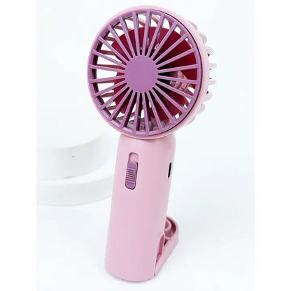 Portable Hand Fan W/ Pullout Stand