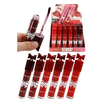Red Ribbon Bow Lip Gloss