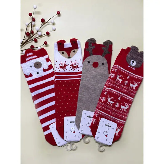 Reindeer & Friends Crew Socks
