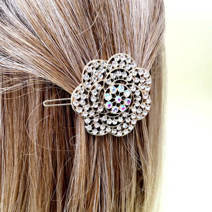 Rhinestone Flower Hair Pin
