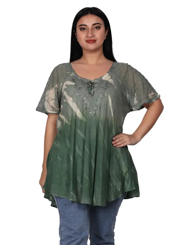 Riptide Tie Dye Blouse