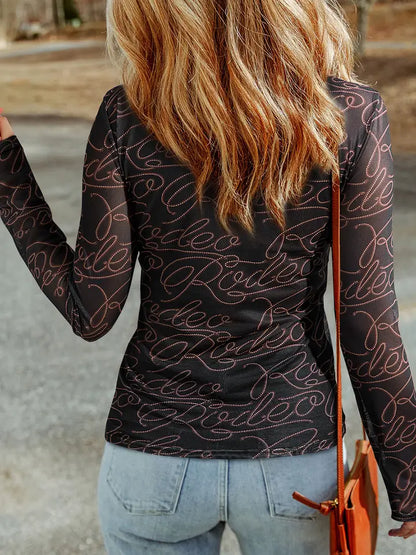 Rodeo LS Mesh Top
