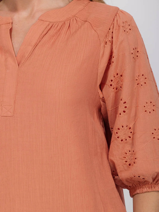 SS Eyelet Blouse