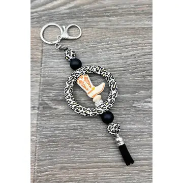 Silicone Beaded Keychain