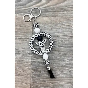 Silicone Beaded Keychain