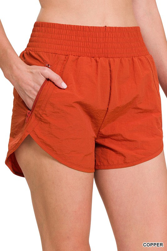 Smoked Windbreaker Shorts