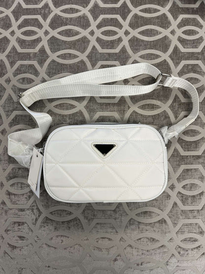 Double Pocket Stitch Design Crossbody