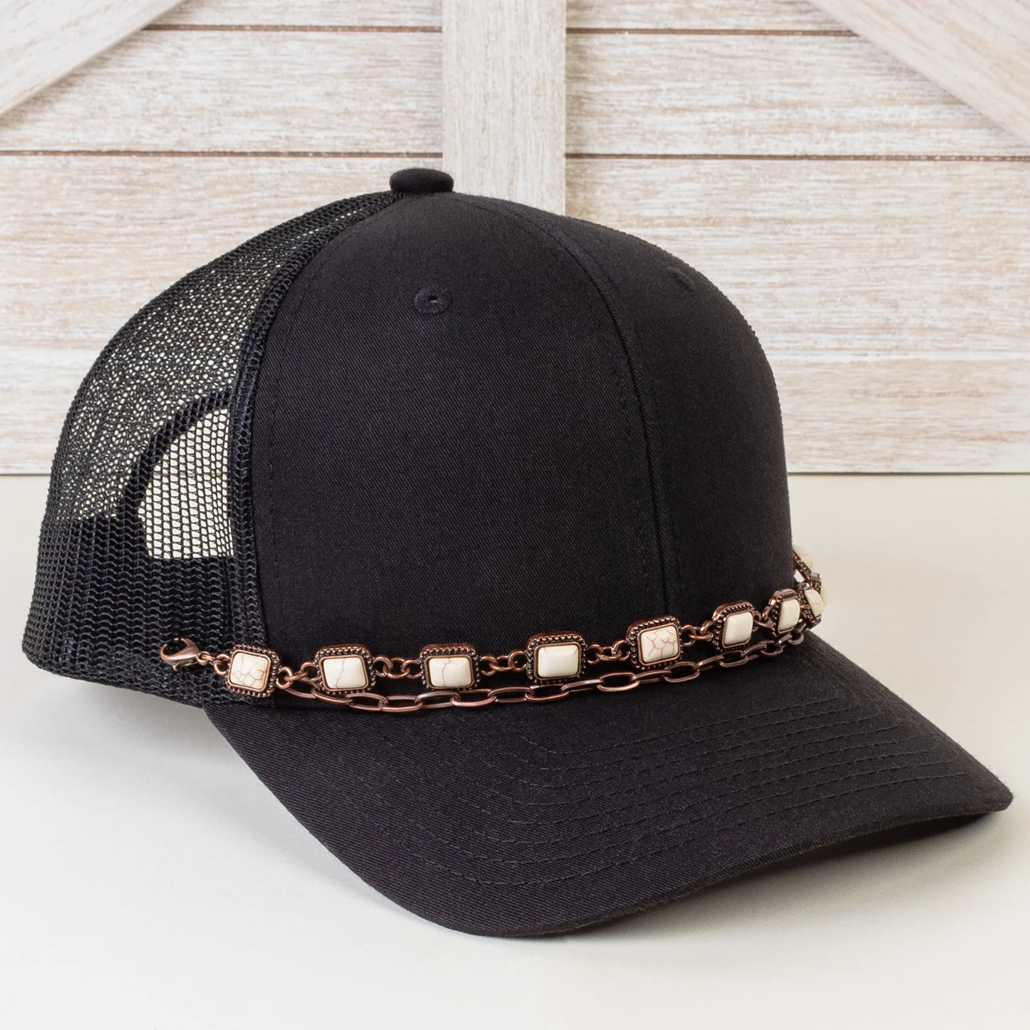Squash Bottom Trucker Hat Chain