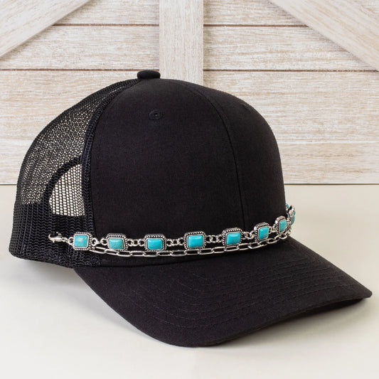 Squash Bottom Trucker Hat Chain