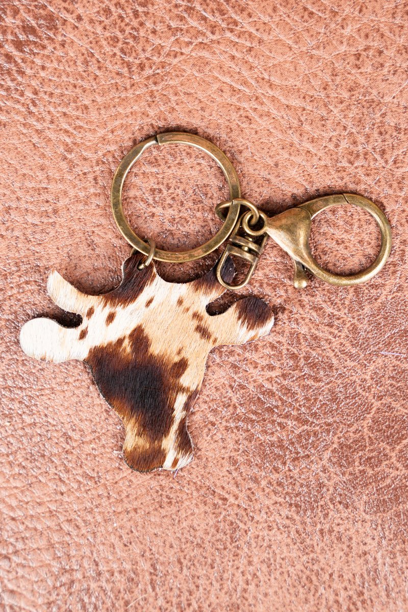 Star Valley Steer Head Keychain