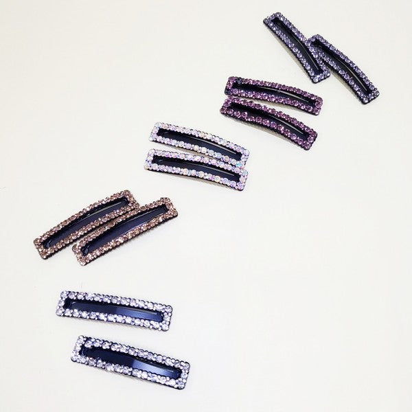 Stone Accent Hair Pin Set