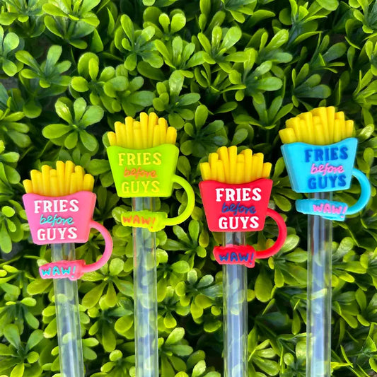 Straw Topper - Fries Before Guys