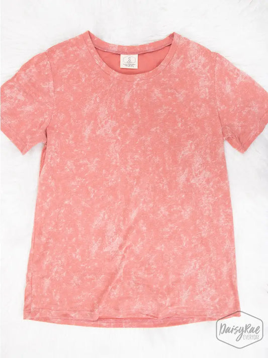 Strawberry Daiquiri Acid Wash Tee
