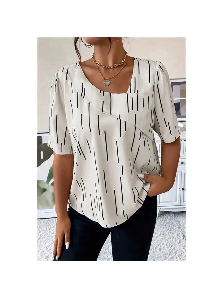 Stylish Puff Sleeve Blouse