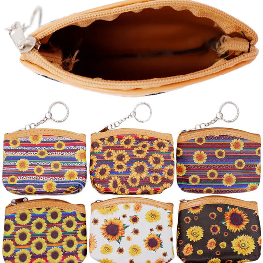 Sunflower Navajo Tribal Coin Purse