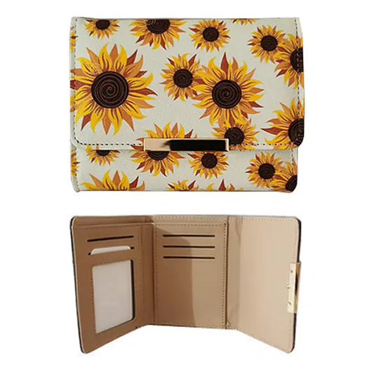 Sunflower Tri-Fold Wallet