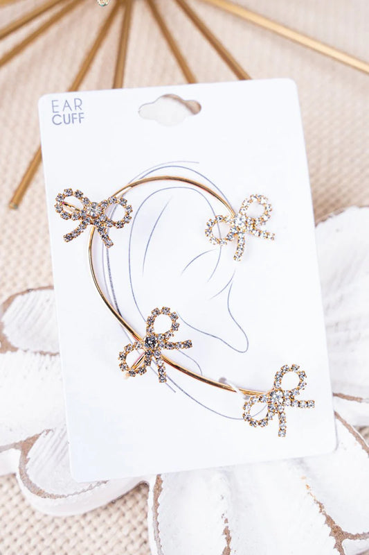 Sweet Life Bow Ear Cuff