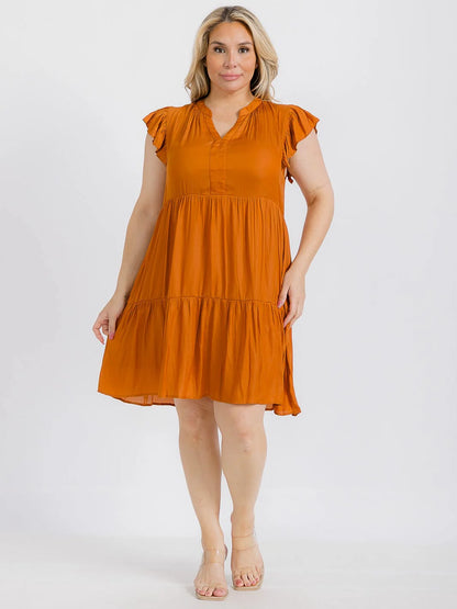 Tiered Tunic Mini Dress