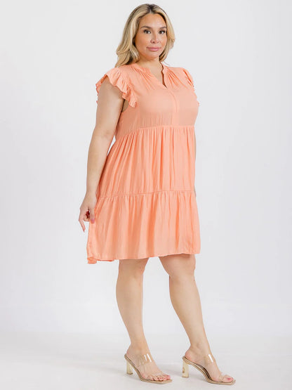 Tiered Tunic Mini Dress