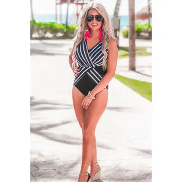 Treasure Island Striped Swimsuit