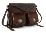 Trinity Ranch Hair On Tooled Crossbody
