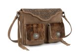 Trinity Ranch Hair On Tooled Crossbody