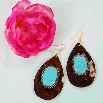 Turquoise Stone Earrings