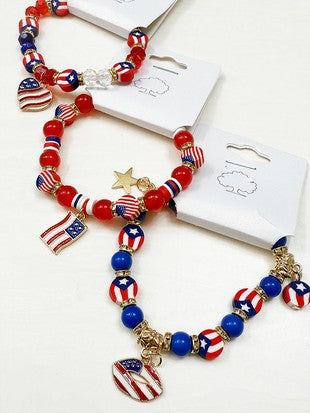 USA Charm Bracelet