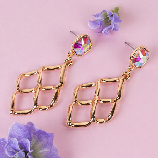Unique Rhinestone Earrings