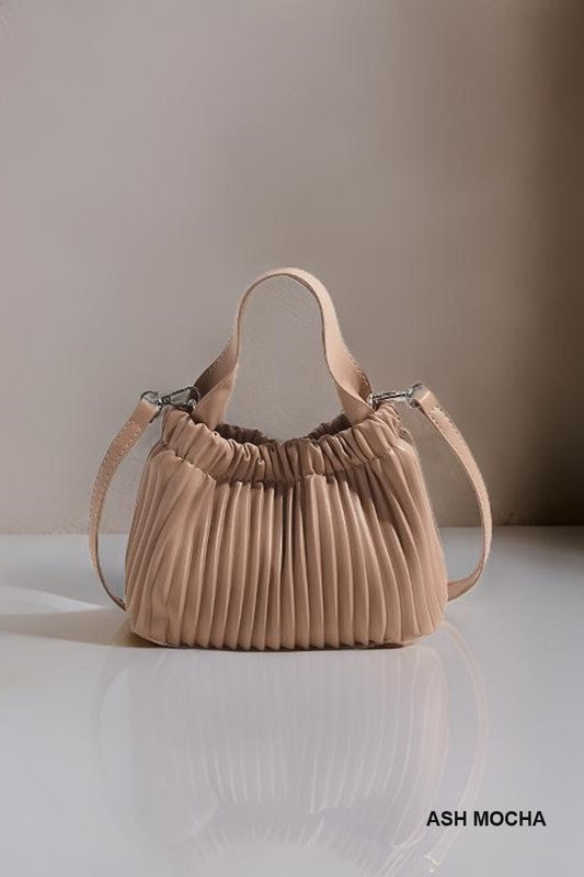 Vegan Leather Bucket Bag