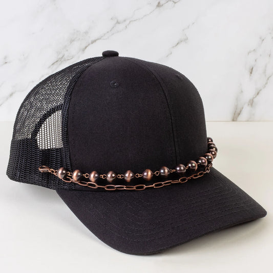 Western Beaded Trucker Hat Chain