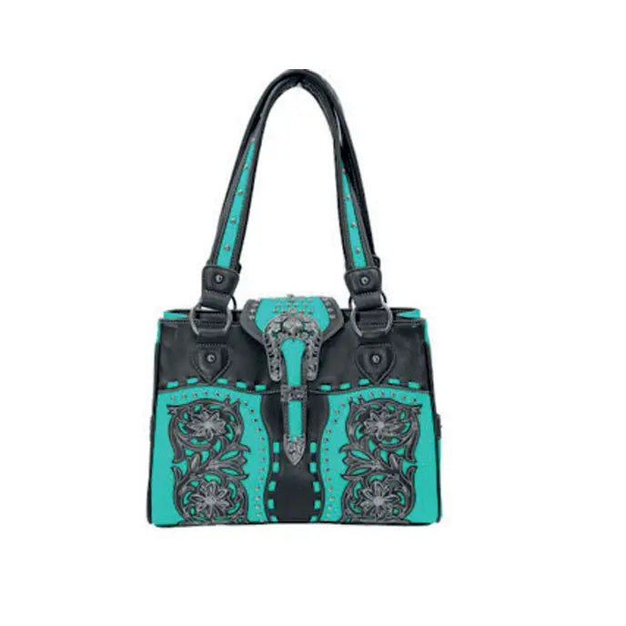 Western Buckle Lock Handbag