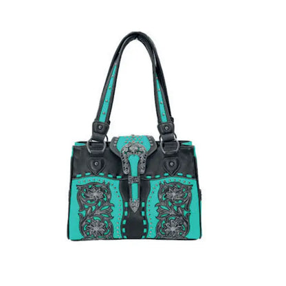 Western Buckle Lock Handbag