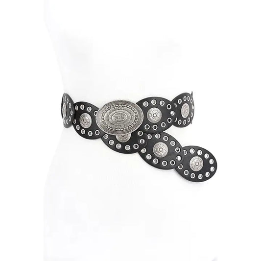 Western Concho Fashion Belt
